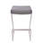 Bova Modern Backless Counter or Bar Height Barstool with Footrest in Metal and Faux Leather-23206437-41671422