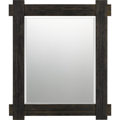 Thomasson Wood Flat Wall Mirror