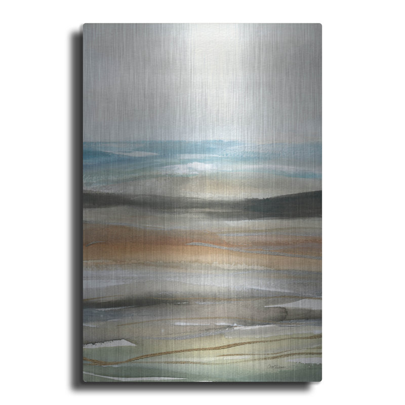 Latitude Run® «Nature's Many Layers I» par Carol Robinson, art mural en métal, H 36 po x l 24 po