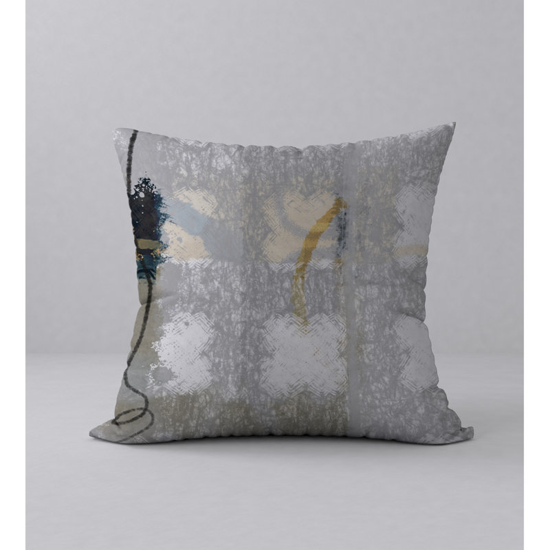 Housse de coussin décorative carrée passionnante de luxe, 20 po x 20 po