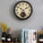  15 inch Real Moving Gears Wall Clock, Large Oversized Industrial Retro Vintage Steampunk Indoor Decor, Domed Glass Silent Wall Clocks for Living Room Kitchen Office School