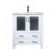 Meuble-lavabo blanc 30 po X P 18,25 po D, dessus en céramique blanche et ensemble de robinet-1812497541-1812497563