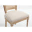 Ensemble de 2 chaises de salle à manger French Country, démontables avec techniques de tréfilage et de sculpture
