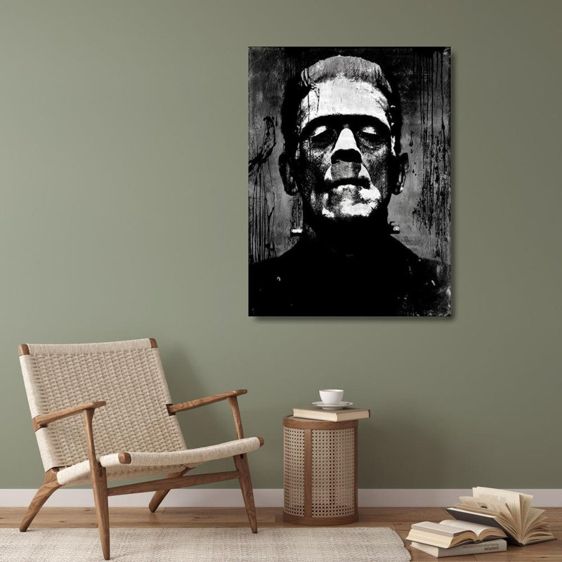 «Red Barrel Studio® Wagner, Martin», art sur toile tendue sous le titre: Frankenstein II, H 36 po x l 28 po