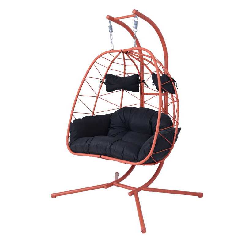 Chaise à œufs en métal en rotin pe Lbs pour hamac Lbs