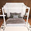 Grand lit plateforme à baldaquin avec pieds en bois-781399312-781399315