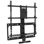 Support pour téléviseur à hauteur réglable Mount-It | Convient aux téléviseurs de 42 à 65 po | 62 lb Capacité de poids | Noir