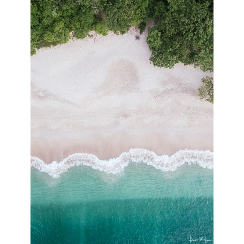 Beach Day Print by Kristen M. Brown, 24" H x 18" W x 1.25" D, Wrapped Canvas