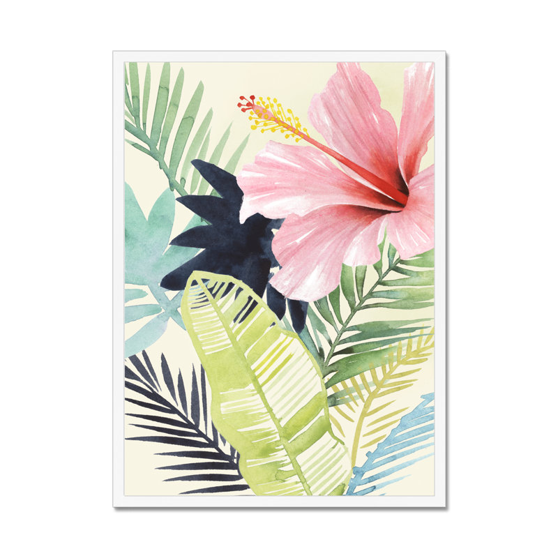 Tropical Punch I by Grace Popp - Painting, 80cm H x 55cm W, White Framed Paper Print