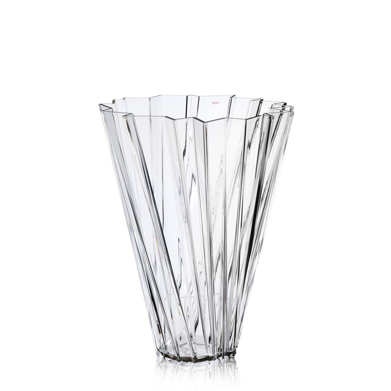 Vase Shanghai, Cristal transparent