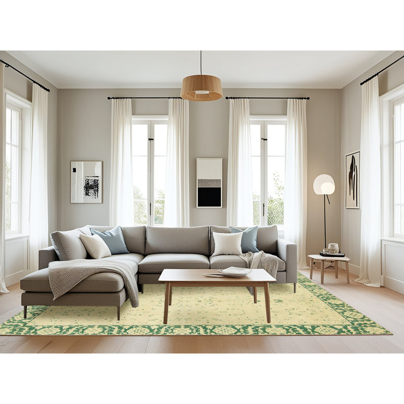 Abstract Indoor Rug, Rectangle 8' x 12'