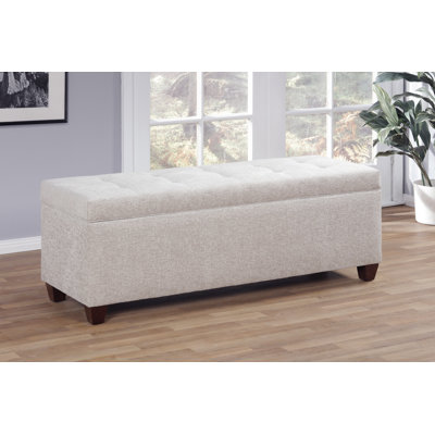 Banc de rangement à couvercle rabattable Cappiello
