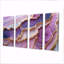 Améthyste chuchotements du courant de cristal II - cristaux, décoration murale - art mural traditionnel-957591941-957591962
