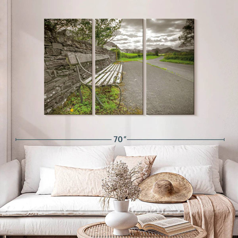 Mehar Lake District, 32" H x 50" W