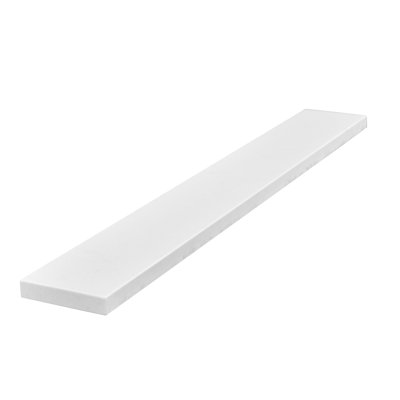 30"Engineered Stone Backsplash For Bathroom Vanity Top In Carrara White