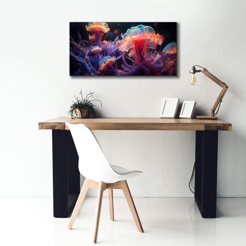 Toile épique «Marine Fireworks» par r3darch0n, Epic Graffiti, 24 po x 12 po, H 20 po x l 40 po x P 1,5 po