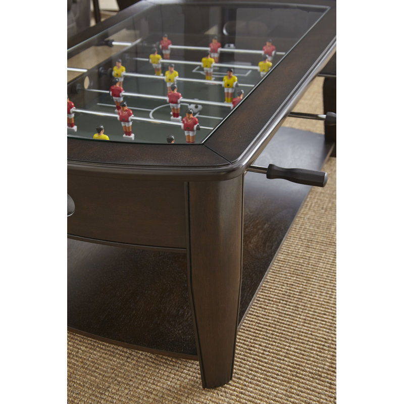 Weist Latitude Run® 45'' L Solid Wood Foosball Table with Telescopic Rods