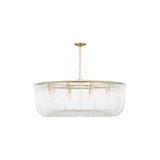 Chapman & Myers Pierce 6 Light Dining Room Pendant With Clear Shade
