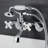 Kingston Brass Kingston Three-Handle 2-Hole Wall Mount Clawfoot Tub Faucet with Hand Shower-63339482