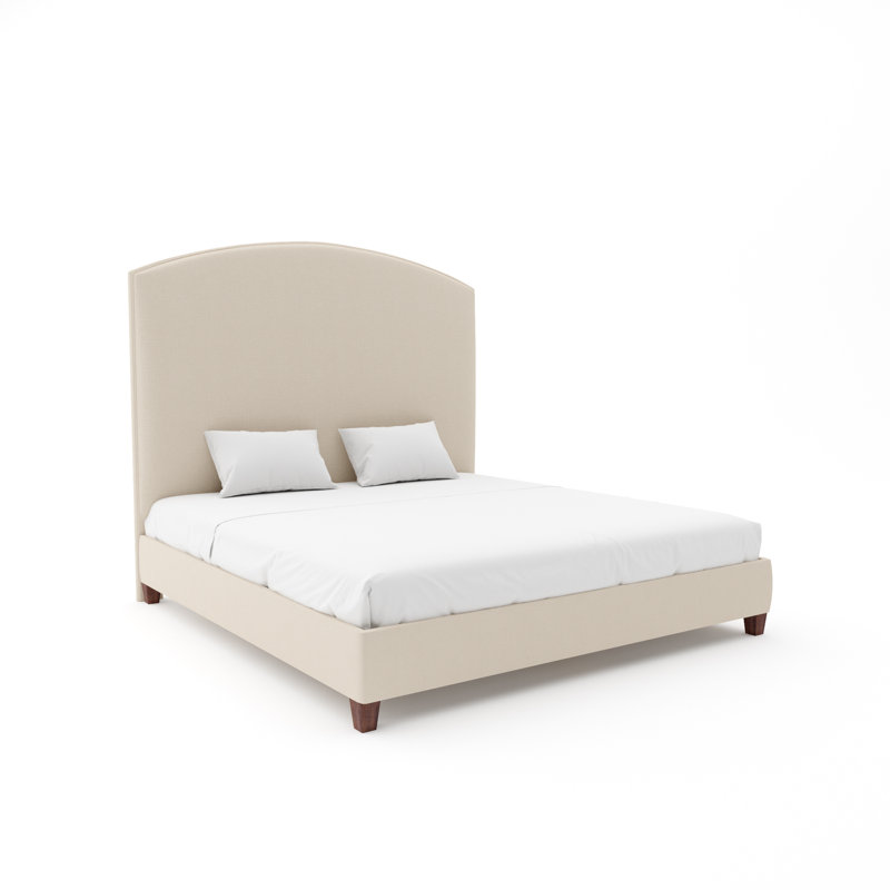Benjamin Bed With 9" Rails, Espresso, Full, Maestro Ultra Performance Latte
