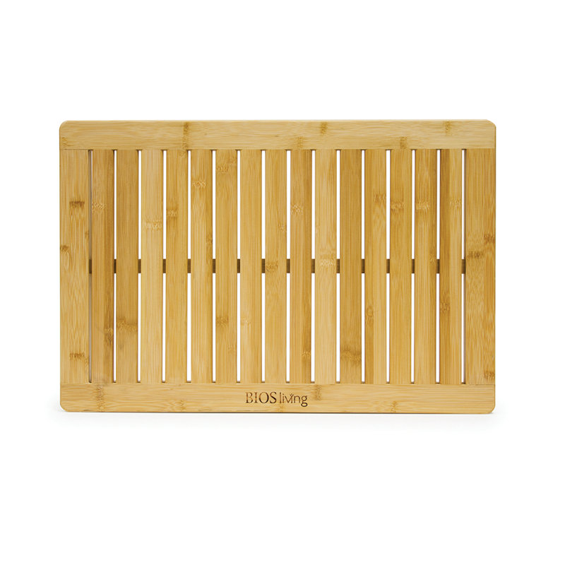 Tapis de douche en bambou