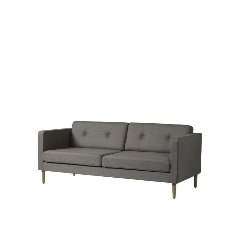 Firhoj Sofa, 32.28" H x 77.95" W x 34.65" D, Gray Wool