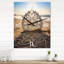 Majestic Mandala On The Beach I - Horloge murale plage-99638208