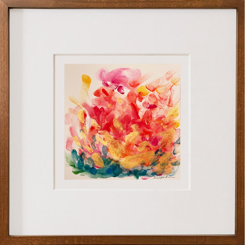 The Touch of Blossom No.3 by Fanyu Lin Single Picture Frame Print