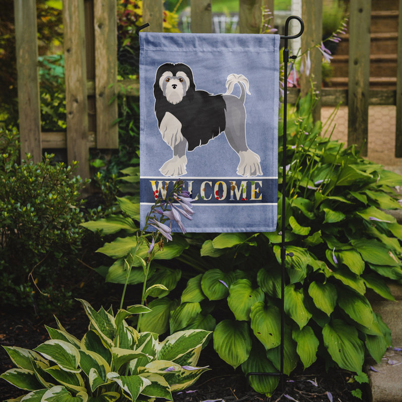 Drapeau impérial Shih Tzu Welcome Garden taille 9EC59815D20042D399EE9FCE8498D299, Petit chien lion
