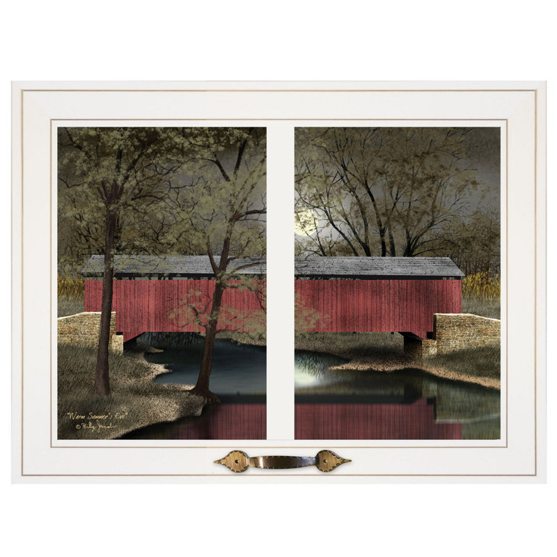 «Warm Summer's Eve», art mural encadré pour le salon et la maison par Billy Jacobs