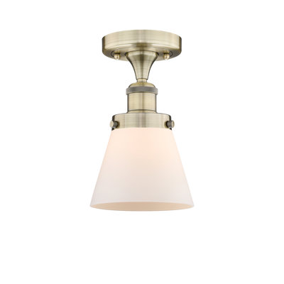 Plafonnier semi-encastré 1 lumière Cone
