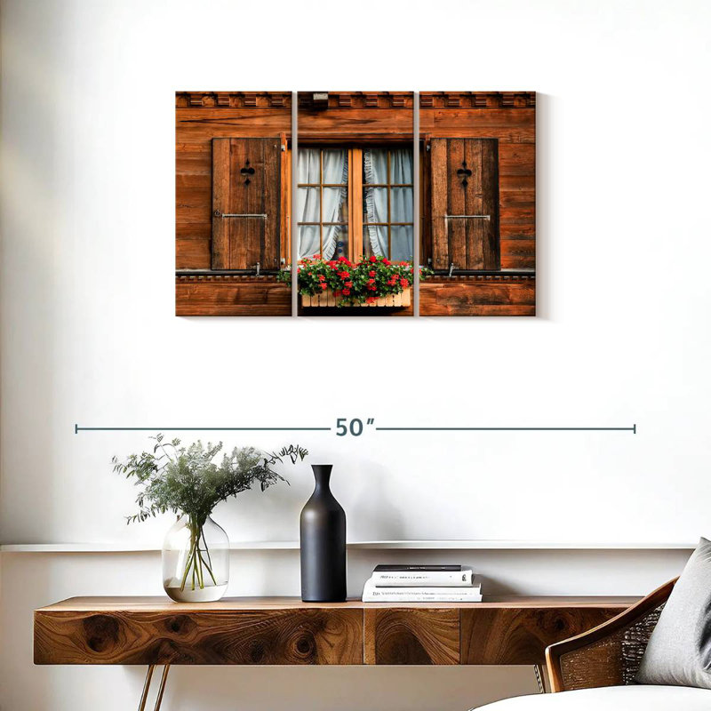 Lilie House Window, 20" H x 33" W