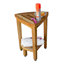 Banc de douche en teck EcoDecors, EarthyTeak, l 16 po