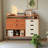 Modern Simple 2-Tone Wood Sideboard