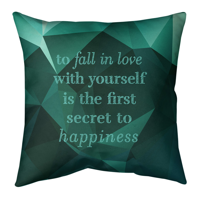 Housse de coussin en simili pierres précieuses, 20 po X 20 po, Vert émeraude, Polyester/ Bourre en polyester