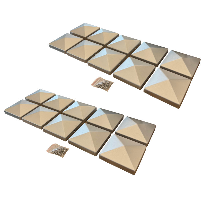 Selections Silver Steel Post Cap / Top