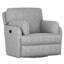 Curie Gray Manual Recliner Swivel Glider