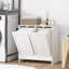 Armoire de rangement à linge double