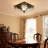 15.74-inch Tiffany-style Stained Glass Ceiling Light - E26 Base / Wall Switch