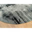 Tapis rond noir en laine et en soie noué à la main 10 pi x 10 pi Obsidian 163FD92B876542E88CB19030CF6DA90F