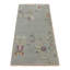 One-of-a-Kind 2'x4'2 Hand Knotted Area Rug