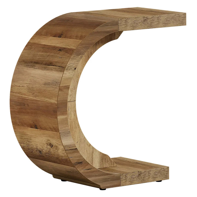 C-Shaped Sofa Table for Compact Living Spaces