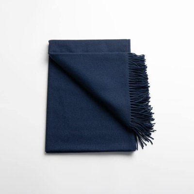 Fish Shed 19 Wild Blueberry Cashmere Throw