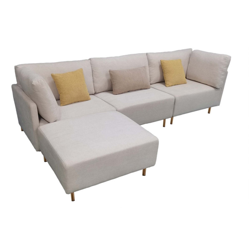 SOFA;SECTIONAL SOFA;SEPARABLE;EQUIPPED WITH PILLOWS