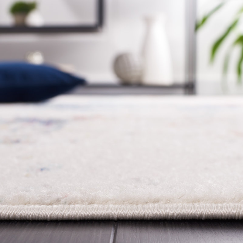 Tapis Phoenix 500 ivoire / bleu rouille Phoenix, Tapis de couloir 2 pi 2 po x 9 pi
