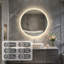 Round Lighted Wall Mounted Bathroom Mirror-1285206702