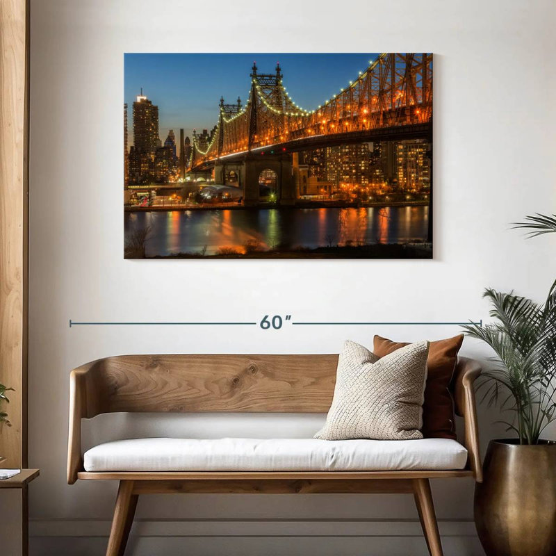 Pont de New York, Queensboro, H 30 po x l 45 po