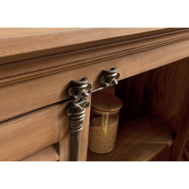 Toulouse Display Cabinet, Beige Oiled