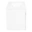 Rangement mural flottant pour salle de bain 36 po, 2 tiroirs, planches de haute qualité, charnières, glissière lisse, poignées rouille, finition imperméable, lavabo à trois trous de 36 po x 18 po, facile à installer, blanc moderne-947499975