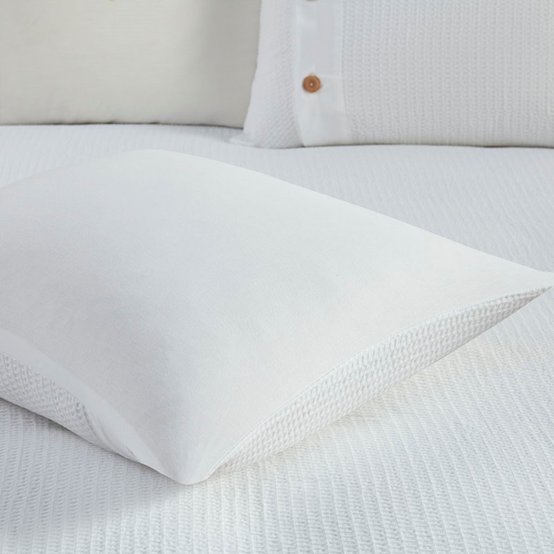 Ensemble de housse de couette en coton 3 pièces Gracie Mills Lucaff Waffle, Housse de couette pour lit double